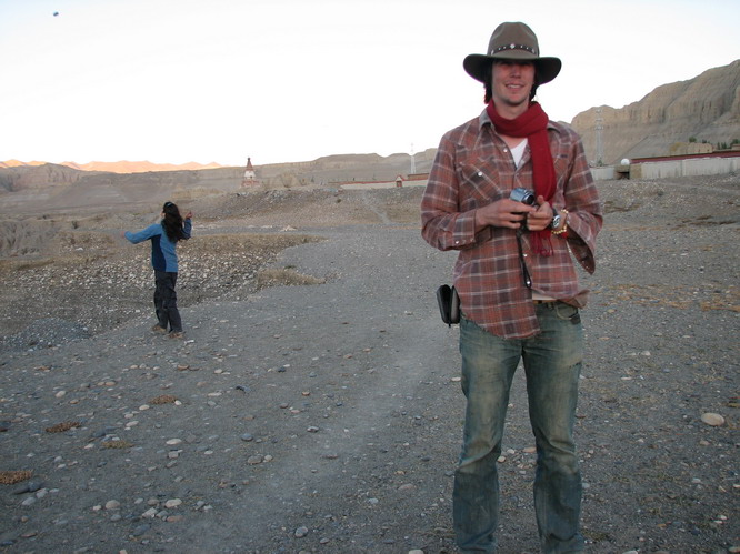 Kerri and Josh. Toling, Tibet.